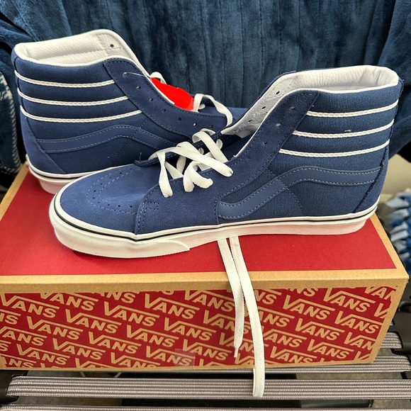 *NEW* NWT Vans Sk8-Hi  Sport Stripes Mens size 9.5 - Picture 2 of 7